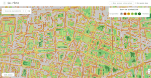 Vue cartographie sans les bordures